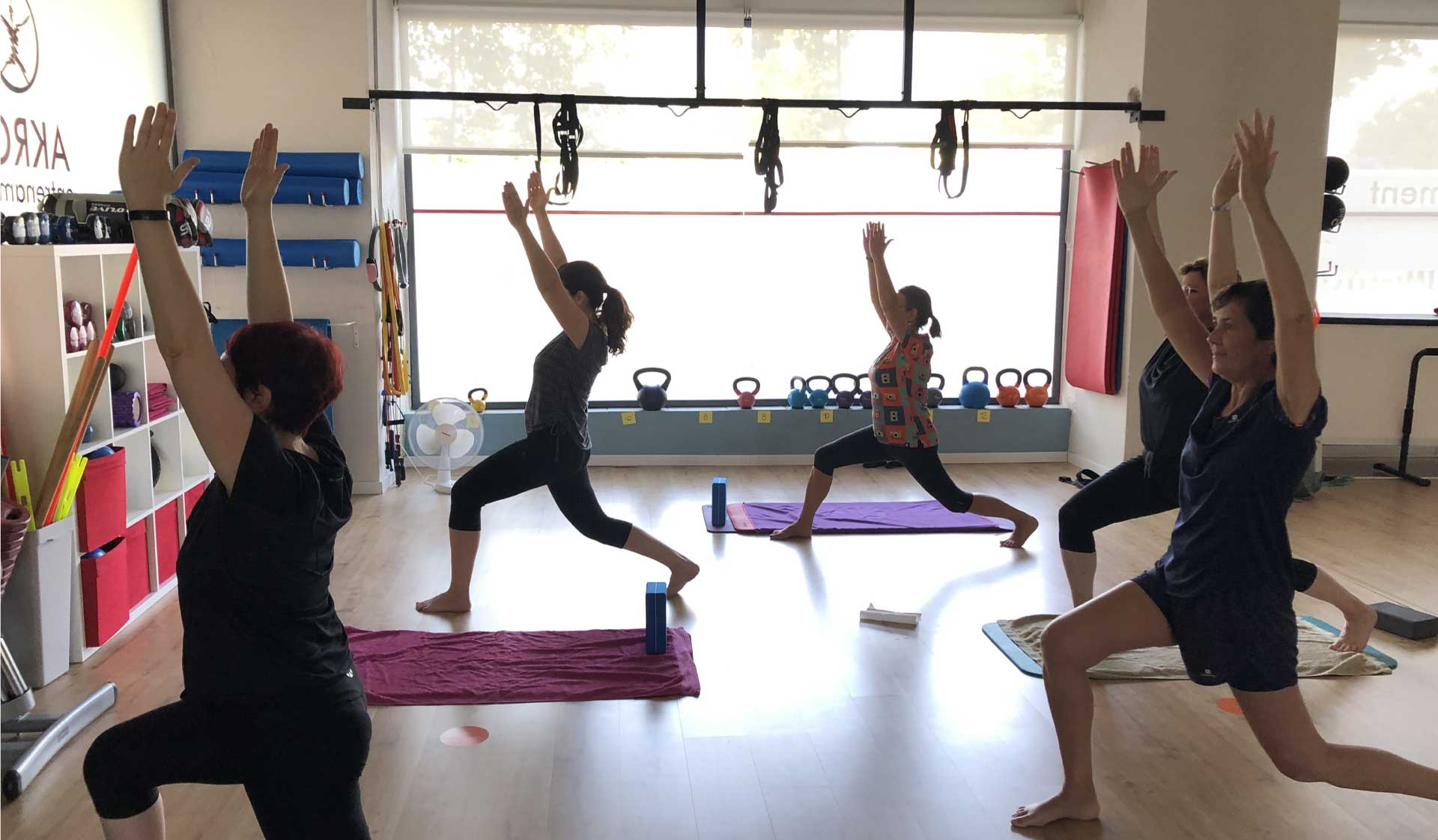 Entrenamiento grupal con Akros